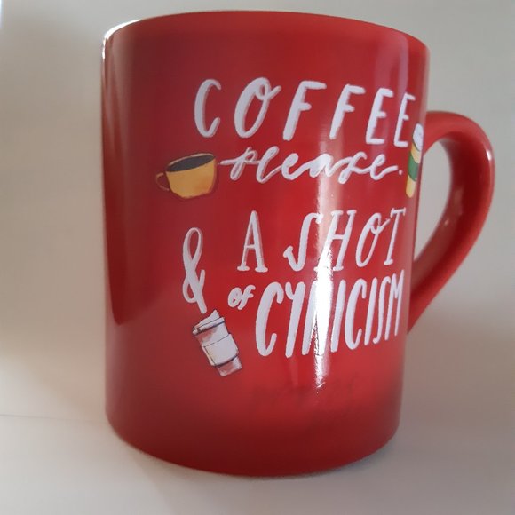 Gilmore Girls Red Coffee Mug Please & A Shot of Cynicism - Picture 8 of 11